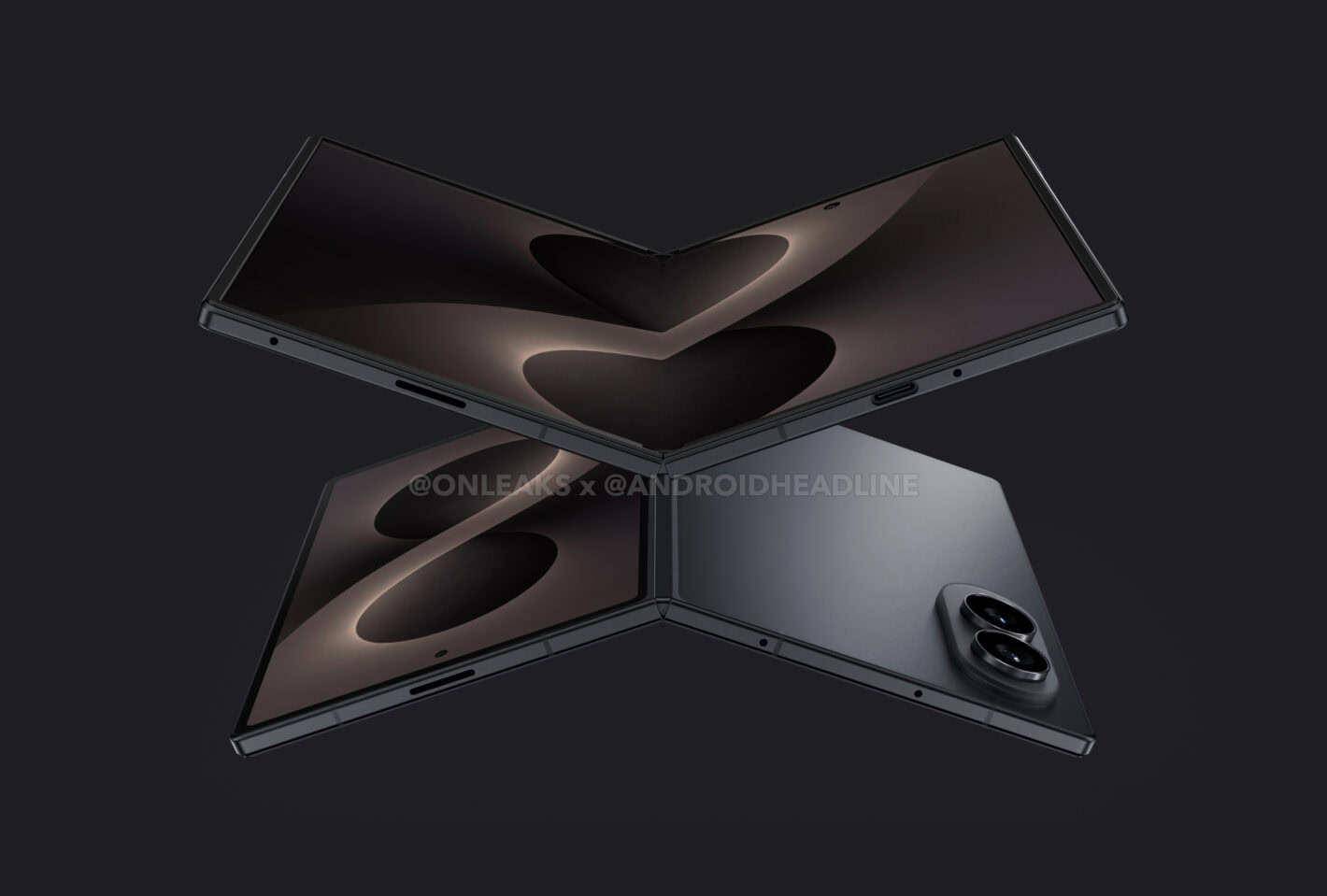 截击苹果iPhone Fold：三星Galaxy Z Fold8 Wide宽折叠手机曝光