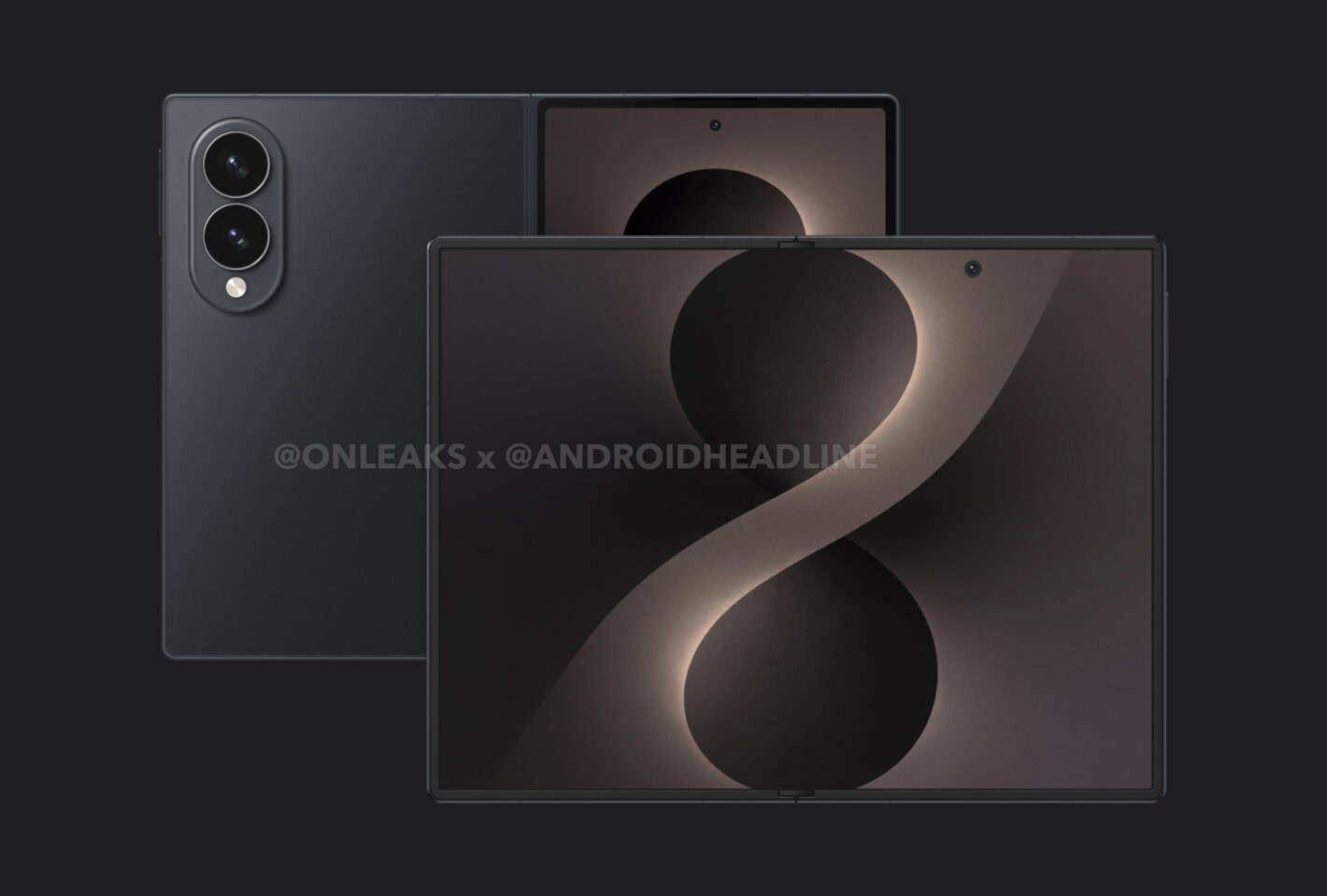 截击苹果iPhone Fold：三星Galaxy Z Fold8 Wide宽折叠手机曝光